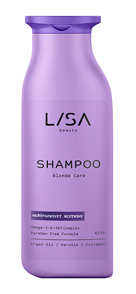 Шампунь LISA Blonde Care для нейтрализации желтизны волос